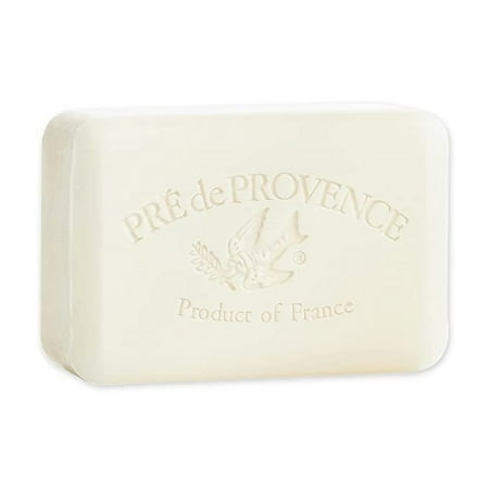 Pre de Provence Artisanal French Moisturizing Soap Bar, Shea Butter Enriched, Quad Milled for Long Lasting Rich Smooth Lather, 8.8 Ounce, Milk