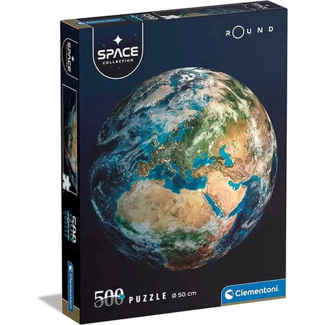 Rompecabezas marca clementoni, modelo Planeta Tierra Nasa Space Colección Redondo 500 Piezas Clementoni 35152