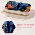 thumbnail image 5 of Elephant Velvet Portable Jewelry Stand with Removable Compartment - Organizer Box, Necklace Holder, Jewelry Display - Gift, 5 of 7