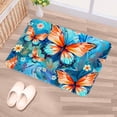 thumbnail image 5 of Butterfly Elegant Polyester Indoor Rug, Non-Slip Chair Rug, Machine Washable Floor Rugs, 5 of 6