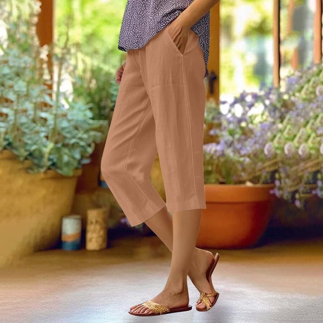 MKLEKYY Pantalones Cortos de Mezclilla para Mujer, Elegantes Pantalones Cortos Estampados, Sueltos, de Un Cuarto