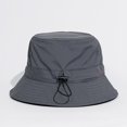 thumbnail image 2 of iHPH7 Boonie Hats for Men Bucket Hat Hiking Hat Wide Brim Bucket Hats for Women Quick Dry Hats for Men, Gray One Size, 2 of 7
