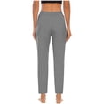 thumbnail image 5 of Mens Tear Away Basketball Pants High Split Snap Botton Joggers Pants Casual Post-Surgery Sweatpants with Pockets, 5 of 9