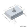 thumbnail image 4 of Yokua 1 Set Saw Router Chute Rail Special Accessories Woodworking Tool Metal, 4 of 15