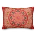 thumbnail image 2 of Creative Products Red Ornate Medallion 14x20 Indoor / Outdoor Pillow, 2 of 3