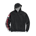 thumbnail image 1 of Champion Mens Powerblend Pullover Hoodie, L, Vertical Black, 1 of 5