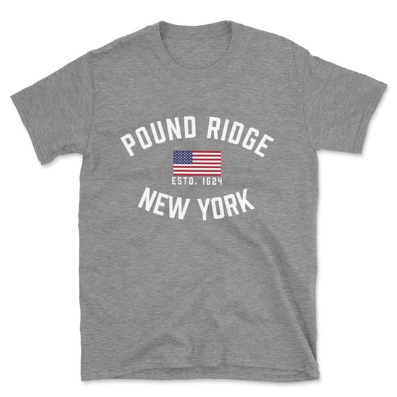 Pound Ridge New York Patriot Men's Cotton T-Shirt