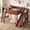 Antique Natural, variant on Harper & Bright Designs Queen Size Loft Bed with Wardrobe and Storage Shelves, Solid Wood Loft Bed Frame with Detachable Slide and Ladders, Natural