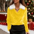 thumbnail image 1 of Pyhlmscde Chandail en Molleton à Manches Longues pour Femmes, Confort Chaud, Pyjama de Noël, Tenues d'Automne pour Femmes, 1 of 4