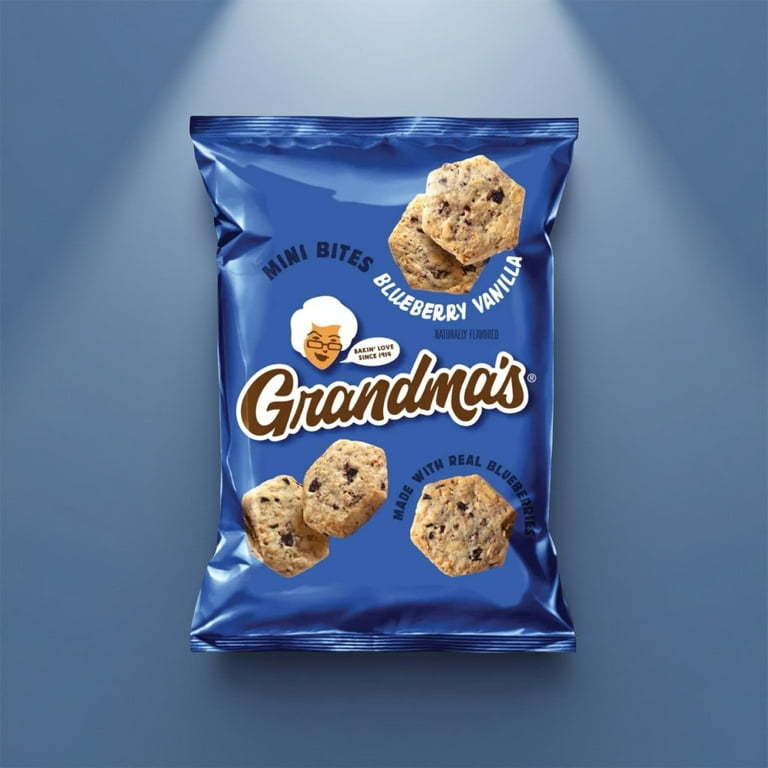 Grandma's Grandma's Blueberry Vanilla Mini Bites, 1 Oz, 20