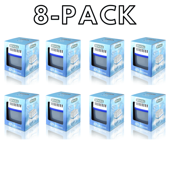 Moisture Absorbers - Dehumidifiers 8 Pack 17.6 oz Strong Odor Eliminator for Home Basement Bathroom Bedroom Car rv Safe Closet,