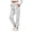 White, variant on Women's Velvet Jogger Pants Elastic High Waist Casual Soft Velour Sweatpants with Pockets Fall Winter Daily Party Pants Fashion Bottoms White