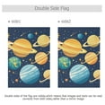 thumbnail image 4 of Cartoon Solar System Planet Garden Flag 12x18 inch Double Sided Outside Yard Decorations for Home Outdoor, 4 of 6