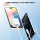thumbnail image 2 of Cargador Pd 20w Carga Rápida Para iPhone Uvolt C - Lightning Color Blanco, 2 of 8