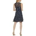 thumbnail image 2 of Tommy Hilfiger Womens Petites Floral Mini Fit & Flare Dress, 2 of 2