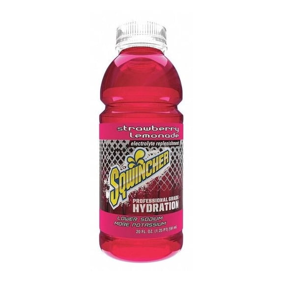 Sports Drink, Regular, 20 oz ready to drink, Strawberry-Lemonade, PK24