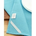 thumbnail image 3 of PurpleEssences 8 Pack Cotton Waffle 15X25 Inch Solid Kitchen Towels, Aqua Blue , Soft and Absorbent Dish towels For Kitchen Decor and Accessories, 3 of 5