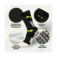 thumbnail image 3 of 6pcs Calcetines Antideslizantes Con Espinilleras Para Fútbol Malubero negro, 3 of 5