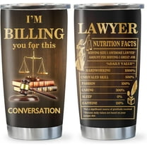 Lawyer Gifts for Women/Men, Lawyer Gifts Tumbler 20oz, Law School Gifts for Law Student, Attorney Gifts Mug, Birthday Gifts for Lawyers Cup, Future Lawyer Gifts, Appreciation Gifts for Lawyer