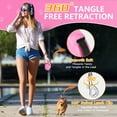 thumbnail image 7 of Mowis Retractable Dog Leash, 16ft Dog Walking Leash for Small Dogs up to 77lbs, Non-Slip Handle - Pink, 7 of 7