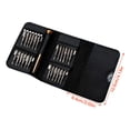 thumbnail image 3 of PEONAVET Carpet Rake Leather Case Manual Screwdriver 25 In 1 Multi-Function Combination Set 2pcs, 3 of 9