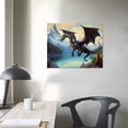 thumbnail image 3 of Nawypu  Dragon Art Dragon 28 Canvas Art - Home Decor Wall Art Print Poster Painting Large, 3 of 4