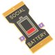 thumbnail image 2 of BRIGHTFUFU Broche de fiesta Social Social Battery Symbol Social Battery Slider Pin Vestido Broche Accesorio, 2 of 7
