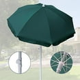thumbnail image 5 of AMMSUN 6ft Green Round Outdoor Picnic Portable Market Patio Umbrella,Push Up & Tilt & Carry Bag, 5 of 9