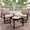 3PCS/Beige Swivel Chair/Table, variant on Ainfox Outdoor Patio Furniture Rocking Loveseat, Wicker Rattan Sofa,Grey