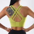 thumbnail image 4 of Chaleco corto realzador sin mangas para Yoga para mujer, Sujetador deportivo con tirantes cruzados, Top para gimnasio, Pilates, ropa deportiva para Fitness, ropa de entrenamiento para Ruuning, 4 of 5