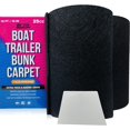 thumbnail image 1 of Alfombra para bunks de remolque de bote Better Boat negra 4 m x 30 cm, paquete de 2, 1 of 9