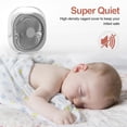 thumbnail image 2 of OldShark 8" Ultra Silent Cooling Rechargeable USB Personal Desk Fan Power 3-Speed Wind 360° Adjustable Table Fan Nordic Style, 2 of 8