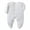 White polka dots, variant on WIBACKER Newborn Baby Footed Pajamas 100% Cotton Infant Baby Snap Sleepers for Sleep and Play Footies 0-12 Months - 1PC Polka Dots