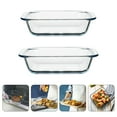 thumbnail image 2 of 2 Pcs Plateaux de Cuisson en Verre pour Pizza, Moules à Riz, Ustensiles de Cuisine, 2 of 9