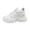 White, variant on Women's Breathable Sneakers, Mesh Lightweight, Easy - Walk Casual Sport Strap Athletic Running Shoes with Platform Sole for Height Increase