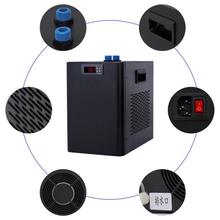 Fish Tank Aquarium Water Chiller 42 Gallon with Quiet Compressor for Reef Coral, Shrimp, and Water Plants for 160L Tanks
