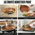 thumbnail image 5 of Gotham Steel Non Stick Frying Pan, 12.5” Ceramic Frying Pan Nonstick, Long Lasting Nonstick Cooking Pan with Helper Handle / Stay Cool Handle, Ultra-Durable, Dishwasher / Oven Safe, 100% Non Toxic, 5 of 8