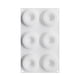 thumbnail image 1 of Naiovety Molde de silicona para rosquillas, molde para pastel de Mousse de 6 cavidades, bandeja para hornear postres DIY, molde para hornear gelatina Herramientas y accesorios para hornear Naiovety HA003046-00, 1 of 6