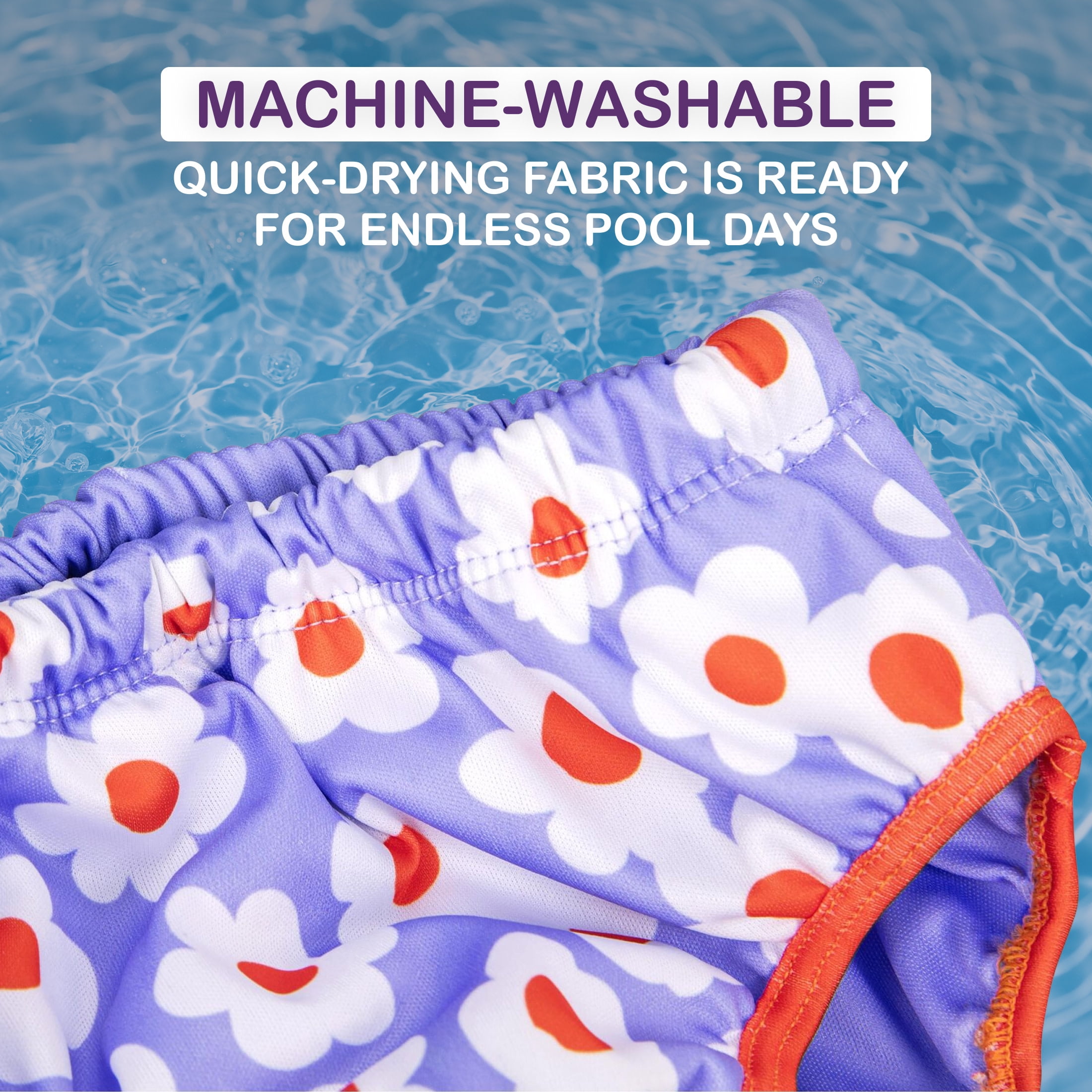 Puddle Jumper AquaStar Fabric Toddler Swim Training Diaper
