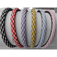 thumbnail image 3 of Assorted Plaid Headbands – Classic Checkered Fabric Hairbands for Women and Girls, 3 of 4