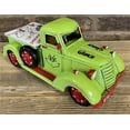 Homchy Christmas Decoration Green Farm Truck