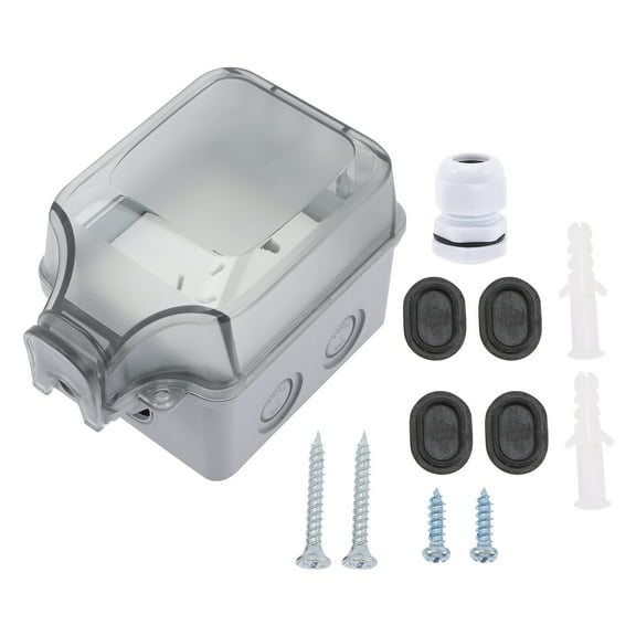 ifundom Outdoor Electrical Box Cover Weatherproof Protective to Install 1 Set