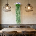thumbnail image 2 of Blue Blue Plastic Simulation Weeping Willow Vine Wall Hanging Greenery For Wedding Home Decoration, 2 of 7