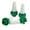 Green, variant on LHWEN Self Watering Stakes 4Pcs Automatic Drip Irrigation Devices for Potted Plants ABS Ceramic Easy to Use with Water Bottle Watering No Tools Needed White Green 10.5x4cm