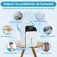 thumbnail image 2 of Deshumidificador de humedad de 1200 ml ，Deshumidificador portátil cronometrado con pantalla led, adecuado para dormitorios, armarios, sótanos, baños, 2 of 6
