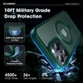 thumbnail image 5 of Genuine Official Magnetic Ring Stand for iPhone 15 Pro Case [Military Drop Protection] [Compatible with MagSafe] Shockproof Matte Translucent Slim Phone Case 6.1'' 2023, Green, 5 of 9