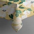 thumbnail image 3 of Pioneer Flower Floral Print Pattern Rectangle Tablecloth 60"x84",Waterproof Polyester Rectangle Table Cloth, Wipeable Spillproof Polyester Tablecloth for Dining, Camping, Indoor and Outdoor, 3 of 5