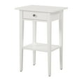 thumbnail image 2 of Dalton 1-Drawer White Nightstand (28"H x 14"W x 18"D), 2 of 6