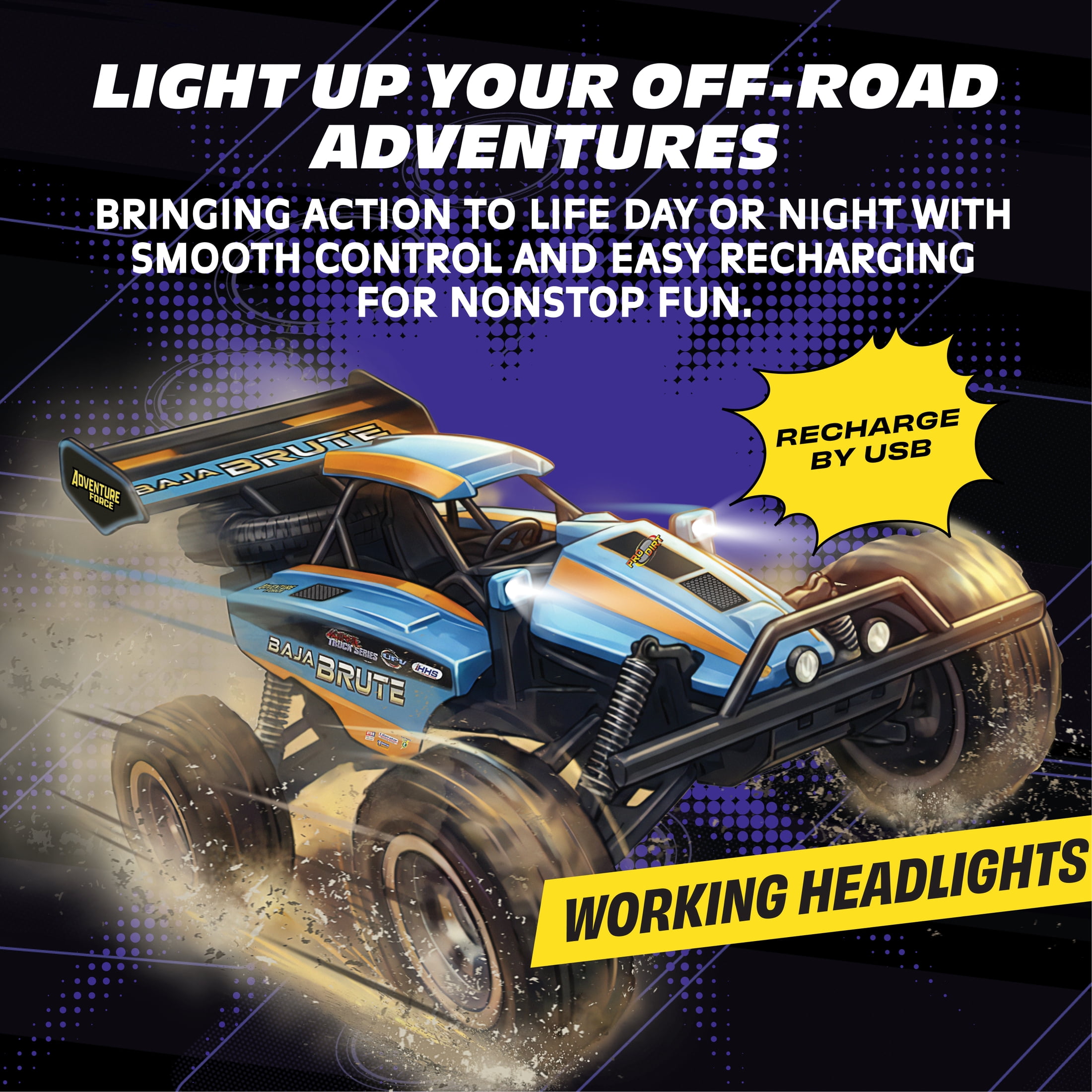 Adventure Force 1:8 Baja Brute Radio Controlled Vehicle