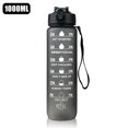 thumbnail image 1 of Botella de agua de 1000ML con pajita, botella de agua deportiva motivacional para niñas, botellas para beber a prueba de fugas, jarras de Fitness para viajes al aire libre, 1 of 4